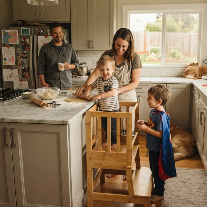 Bamboo Toddler Tower best