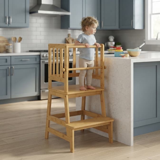 Bamboo Toddler Tower suppliers